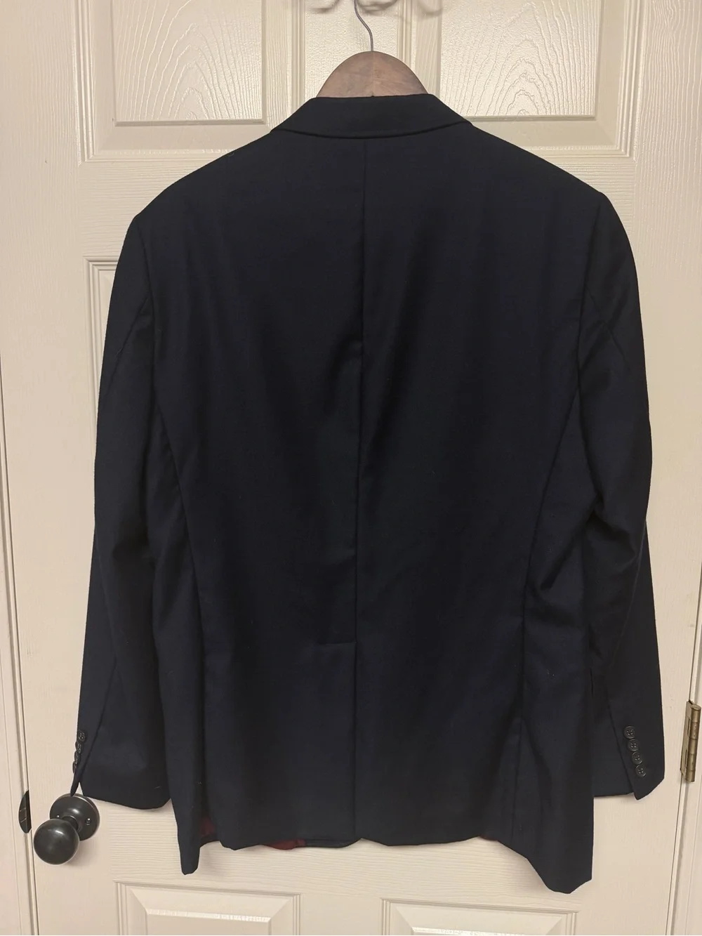 Men’s J. Crew style 90620 100% wool navy blazer size 42R Legacy Sportcoat